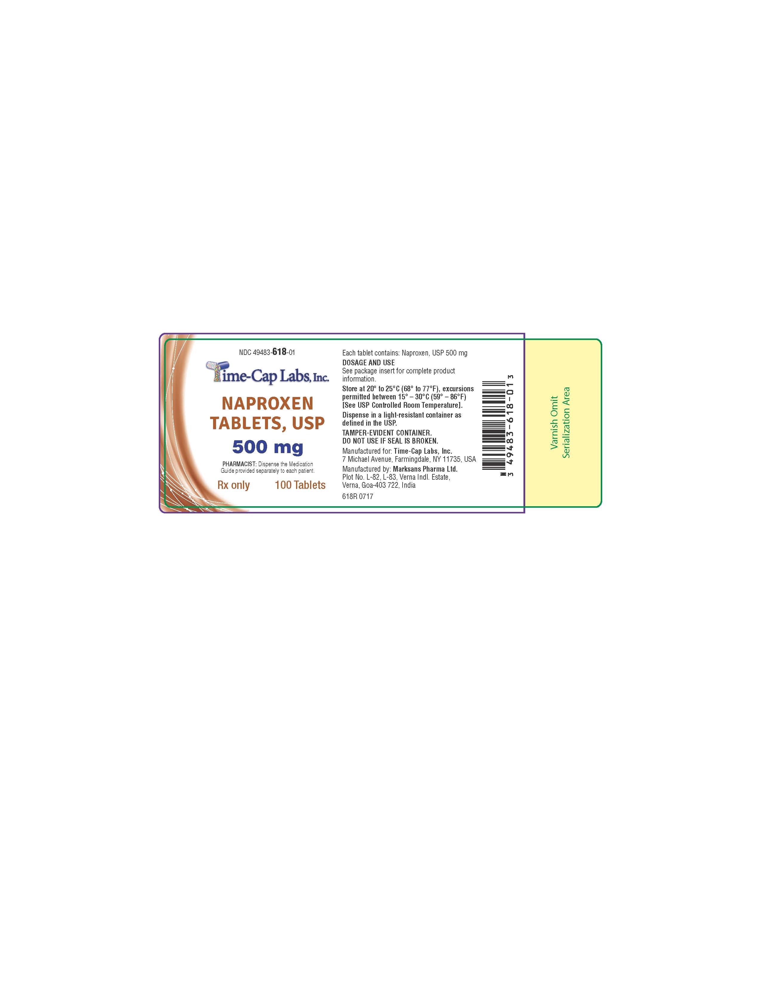 NDC 672961609 Naproxen Images Packaging, Labeling & Appearance